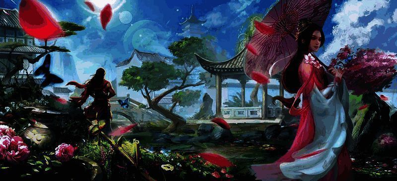 月河行舟活动场景图