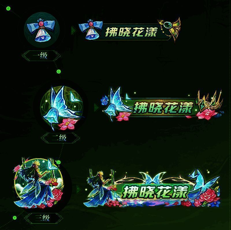 跑跑狼时装灵风语与瑶花聆展示图