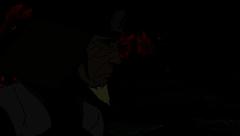 猿飞日斩秽土转生使用五遁大连弹之术图