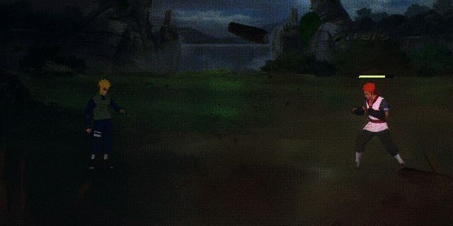 波风水门[青年]施展螺旋闪光超轮舞吼三式的动图