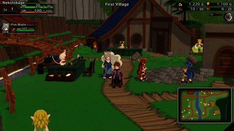 《魔物娘与不可思议的冒险 重置版》游戏截图2