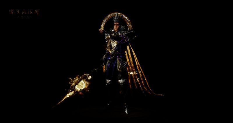 《暗黑破坏神:不朽》角色穿着蛇年限定传奇时装行走图