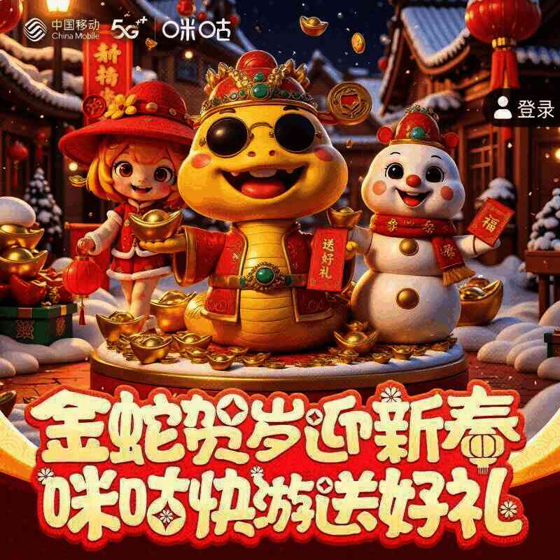 咪咕快游新春活动相关图片