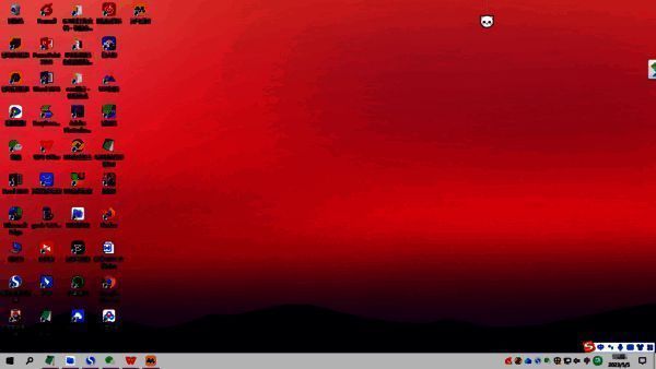 壁纸下载完成设置为桌面效果