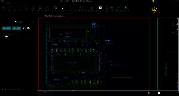 图纸中框选分割区域示例