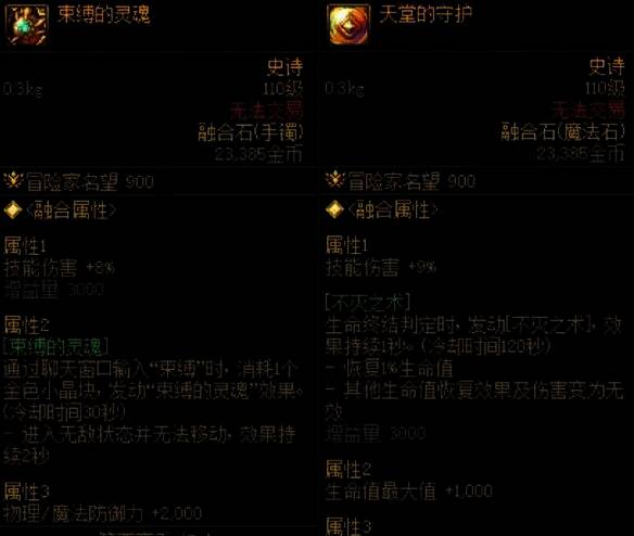 束缚的灵魂与天堂的守护游戏物品展示