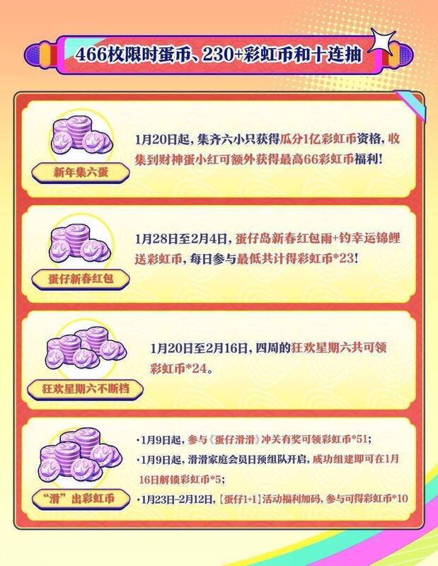 蛋仔派对新春福利宣传图3