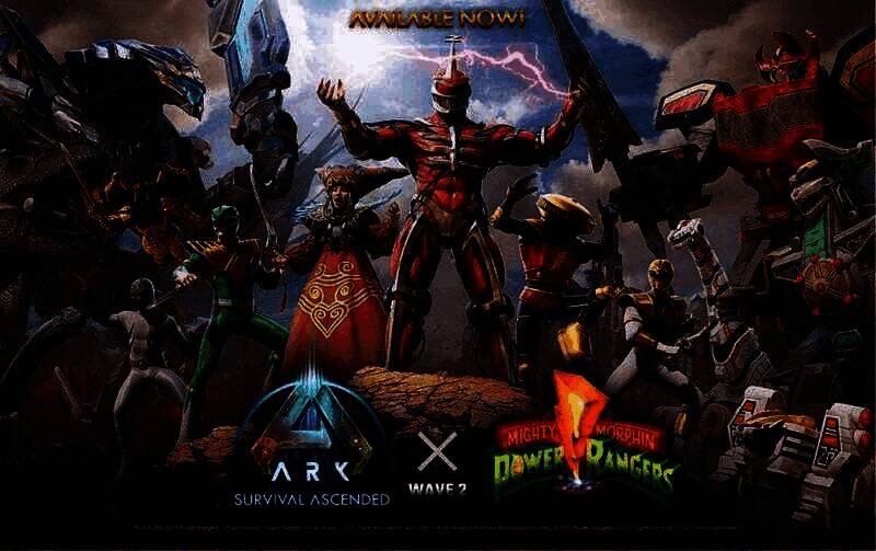 《方舟:生存飞升》与《恐龙战队》联动机甲画面