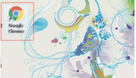 打开Google Chrome浏览器图标