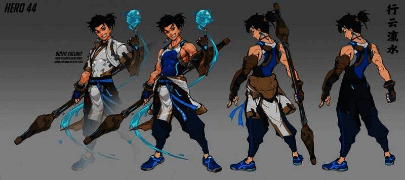 代号Aqua的英雄形象示意