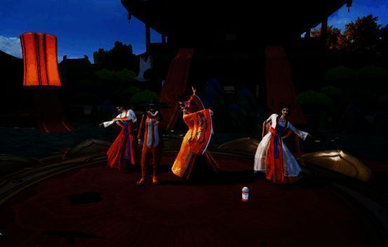 和平精英华清宫泡汤场景图