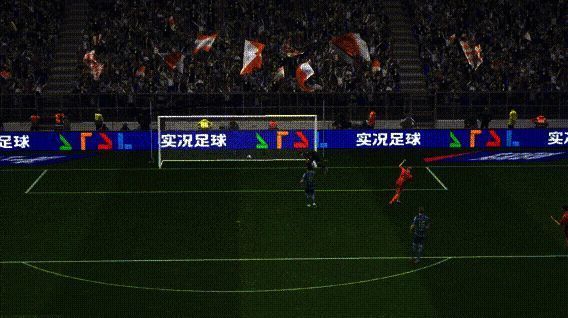 范巴斯滕一脚射门动图