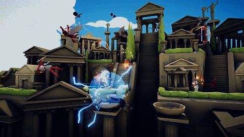 游戏中夸张对战动态图