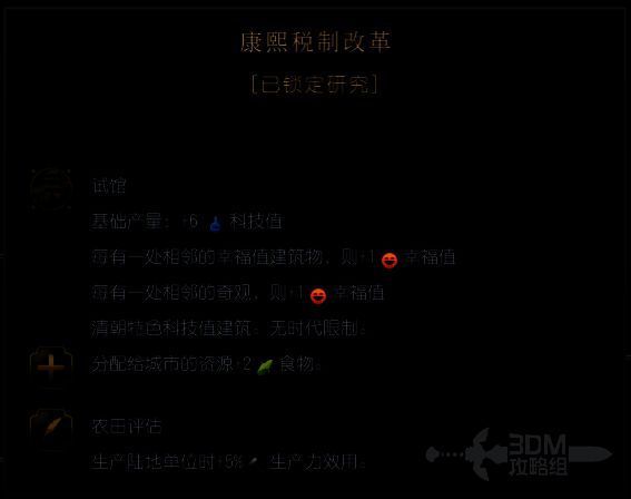 文明7清朝康熙税制改革图片