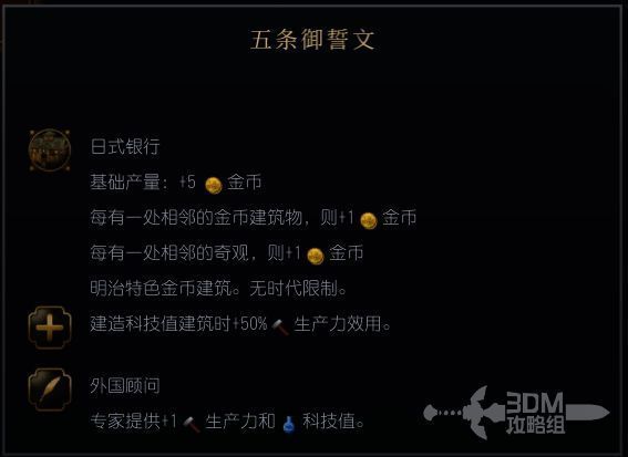 《文明7》明治日本五条御誓文图片