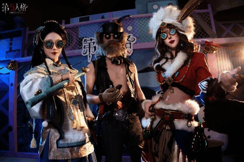 活动现场的互动游戏区域