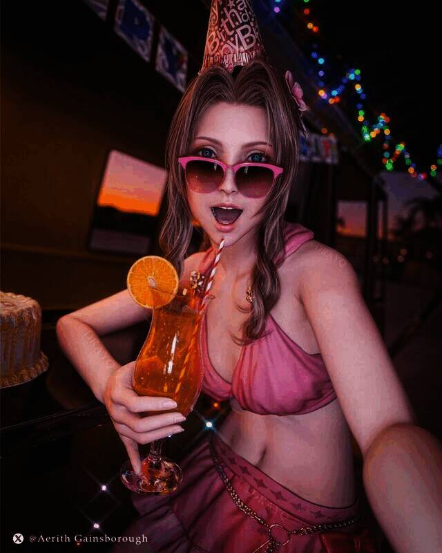 爱丽丝自拍照,形象迷人