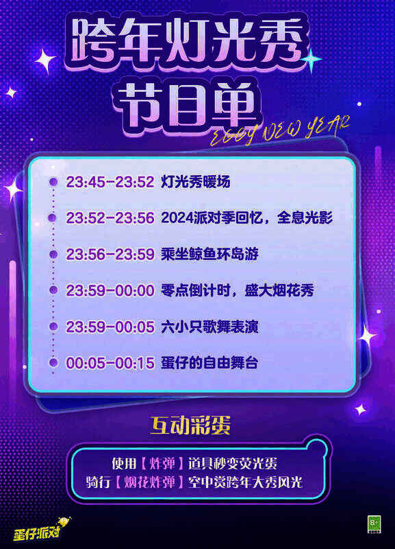 跨年灯光秀节目单图