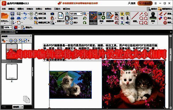 金舟PDF编辑器介绍相关配图