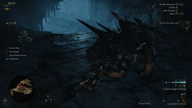 《怪物猎人：荒野》影蜘蛛狩猎视频截图1