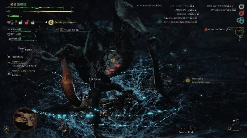 《怪物猎人：荒野》影蜘蛛狩猎视频截图8