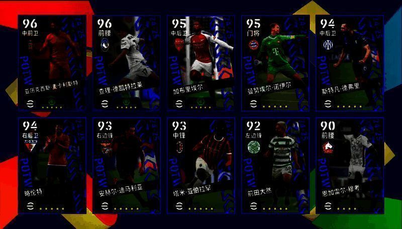 欧洲俱乐部精选球员画面