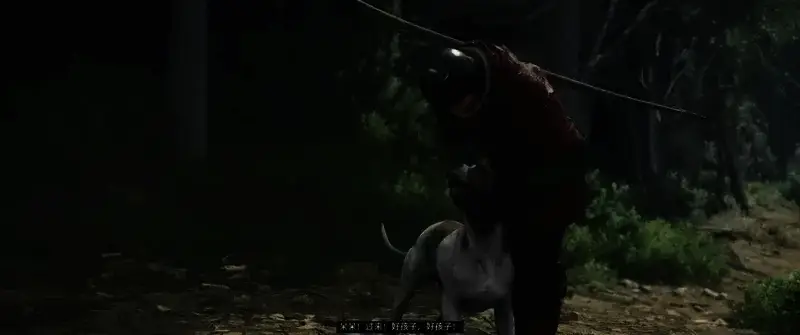 《天国:拯救2》中猎人告知呆呆位置处的截图