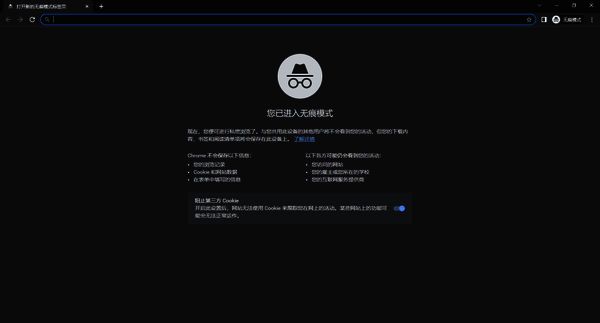 进入无痕模式提示配图