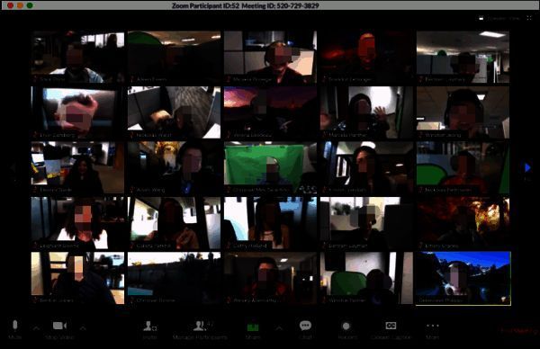 ZOOM多人在线视频通话示例图