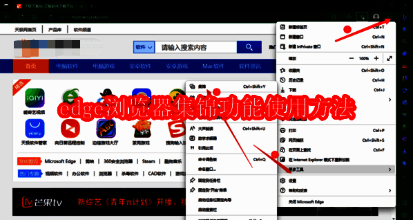 Edge 浏览器相关界面示例图1