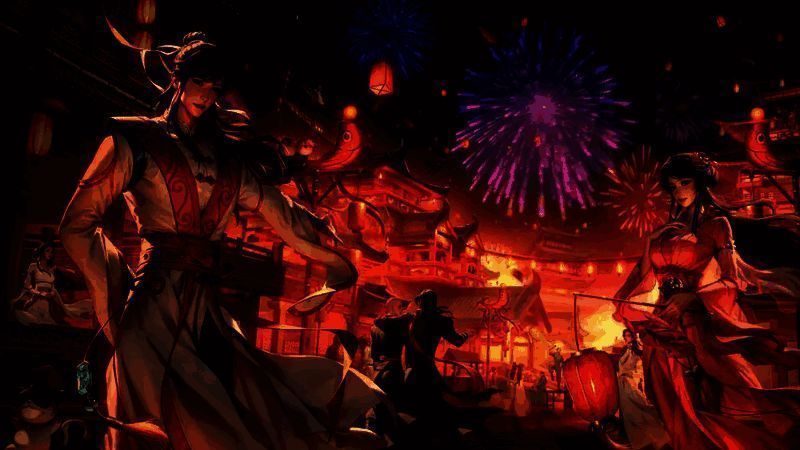 天龙江湖美景图