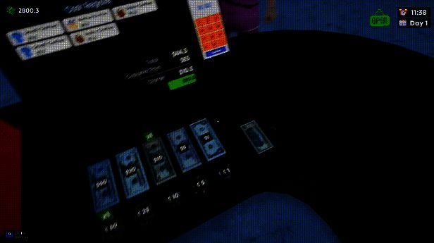 洗衣店收银画面