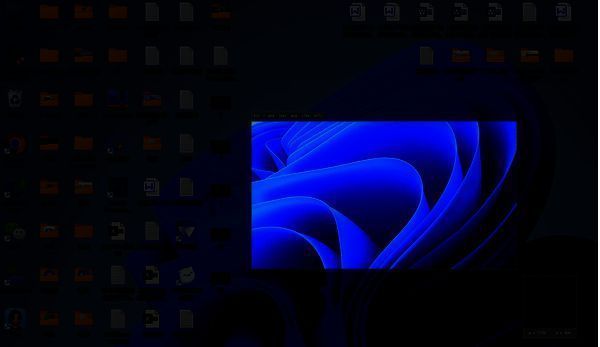 开心录屏框选应用窗口界面