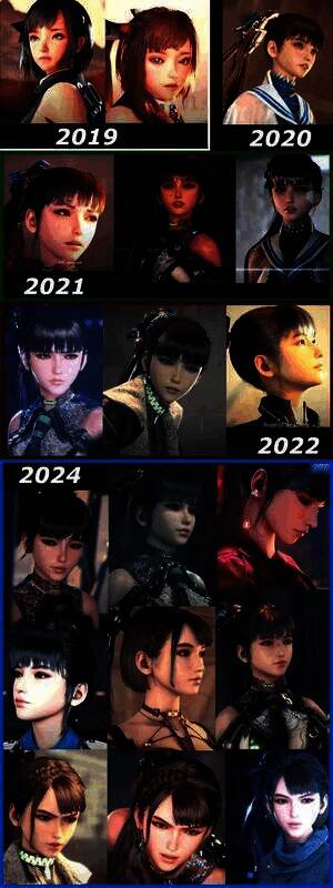 伊芙形象变化图