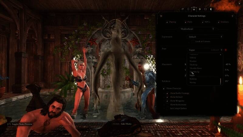 《博德之门3》拍照模式视频截图2