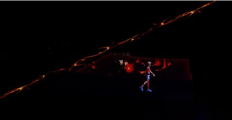 地板变红移动到boss身边画面