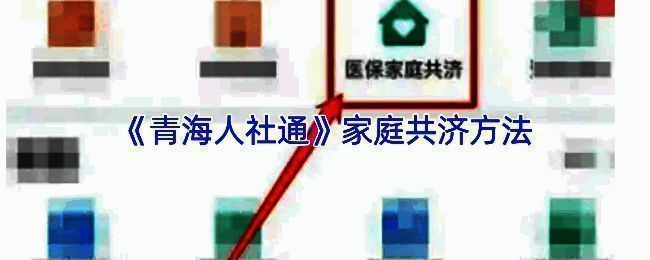 青海人社通APP医保家庭共济相关界面示例1