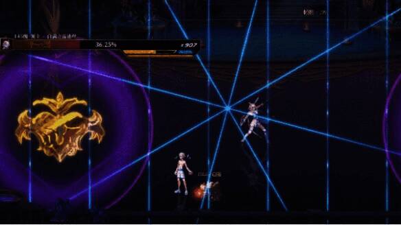 连携攻击躲避画面