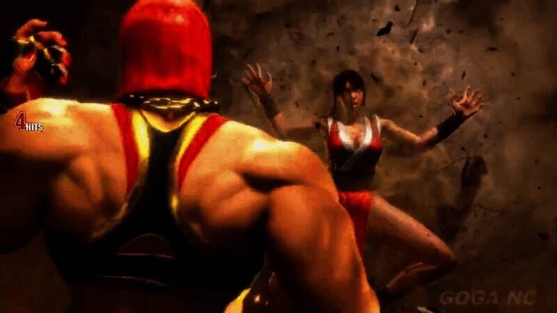 不知火舞在《街头霸王6》中的战斗截图2