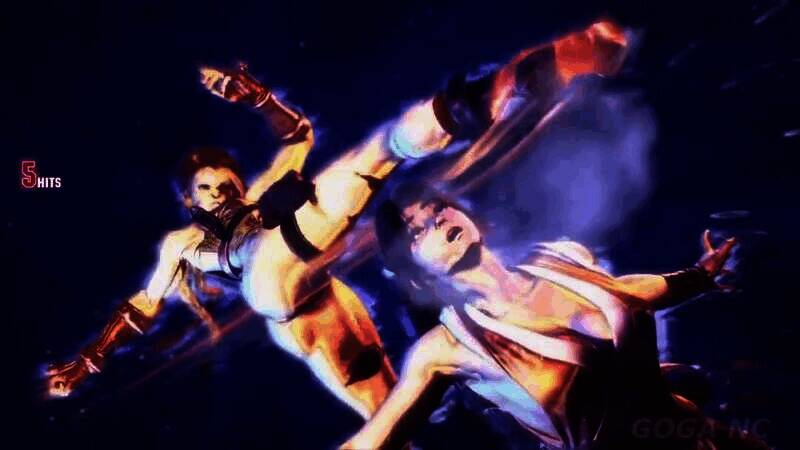 不知火舞在《街头霸王6》中的战斗截图3