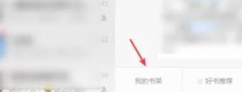 我的书架书籍展示界面