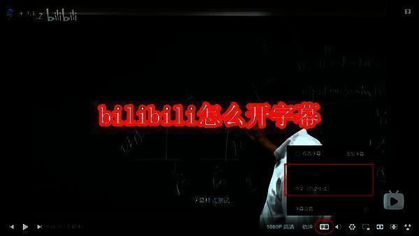 bilibili开字幕相关示意图片1