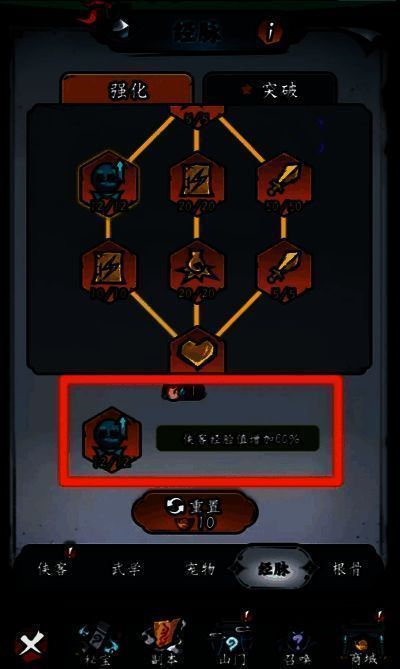 角色经脉相关图片