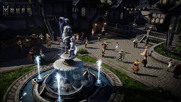 《魔域世界》游戏角色战斗画面