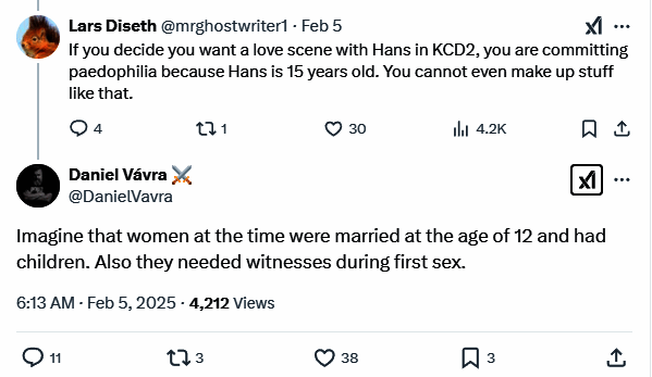 创意总监Daniel Vavra的回应内容