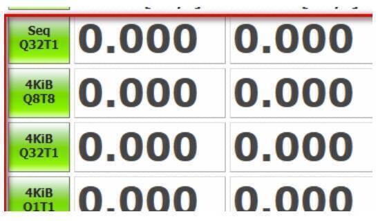 CrystalDiskMark各项测试数值查看图