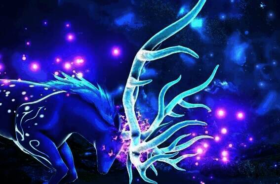 七色鹿特效展示图片