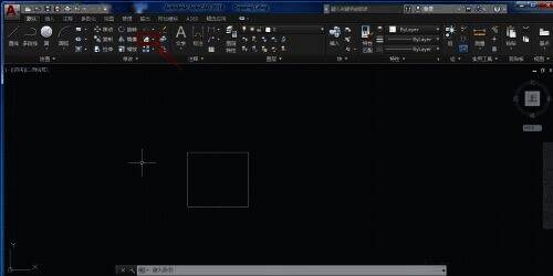 CAD2018打开主页面进入倒角指令界面图