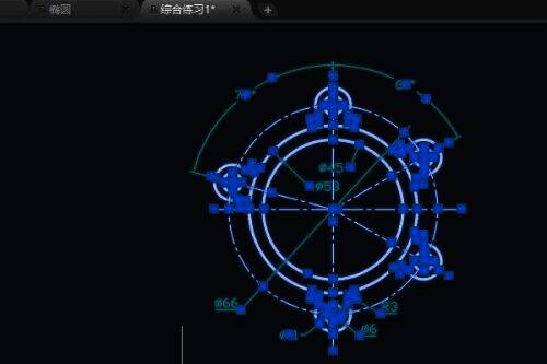 框选整个图形的操作图片