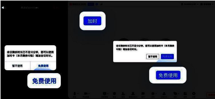 会议最后10分钟提示相关配图